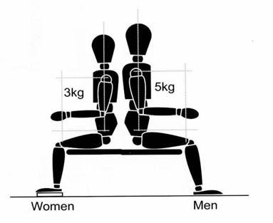 Handling Whilst Seated: This guideline figure applies only when the hands are in the box zone.
