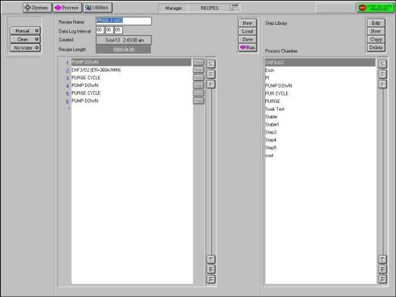 Process Step Editor Page