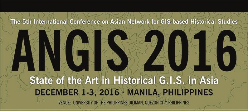 Disyembre 1-3 Disyembre 2 Himig ng Diliman Pag-iilaw 2016 Oblation Plaza 6 n.g. 5 th International Conference on Asian Network for GIS-based Historical Studies (ANGIS) Balay Kalinaw Conference Hall 8 a.