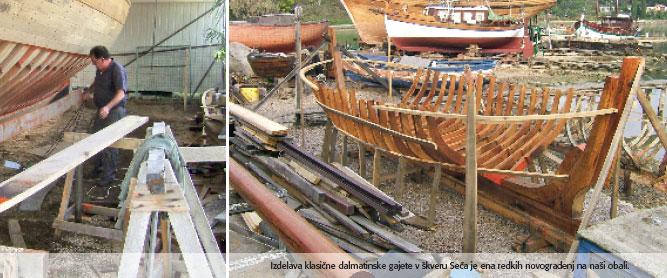 Konstrukcije nekdanjih lesenih bark Konstrukcije lesenih plovil so bile ne le specifične za vsak tip plovila, pač pa so jih ladjedelci skrivali kot zlato.