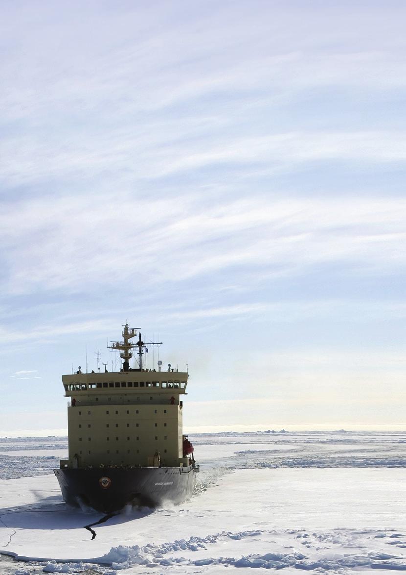 Icebreaker or ice-class vessel? Notations An icebreaker is purpose-built to navigate ice-covered waters and provide safe waterways for other vessels.