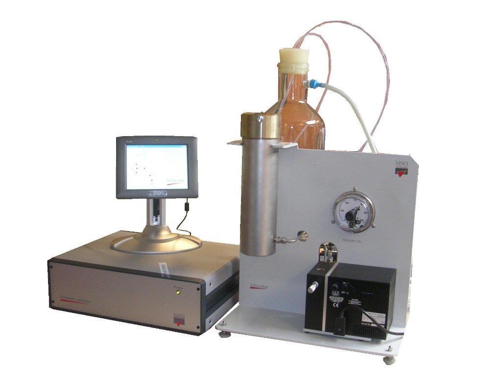 AUTOMATED SATURATOR The automated saturator permits to perform a sequence of vacuum, filling and saturation cycles on plug size samples in an automated mode to free the operator for other tasks.