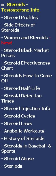 steroid information