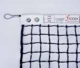Nets are supplied with bottom cord. Dimensions: 12.70m x 1.