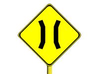 SI028 Traffic Signs You should expect this sign, if - - A give way sign at an intersection is ahead, slow down and be prepared to stop. - You are approaching a school or playground.