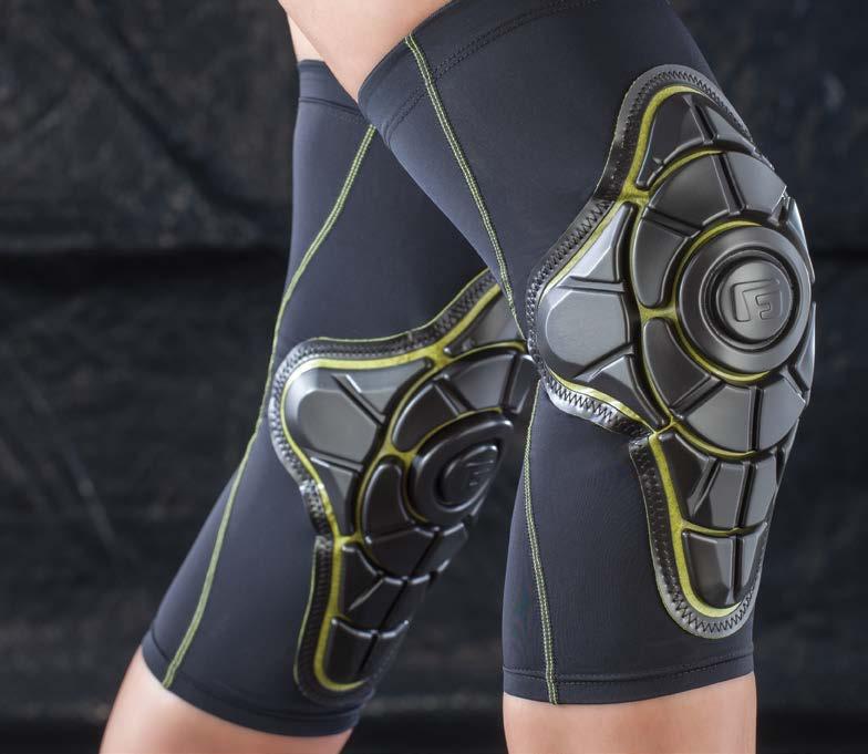 THE FULLY ARTICULATED DESIGN OF OUR PRO-X KNEE PADS OFFERS PROTECTION WITH VIRTUALLY NO BULK.