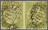 Stamp lifted for checking and hinged into place (signed A. Diena). A scarce and most attractive entire. 39 6 300 ( 265) 3 d.