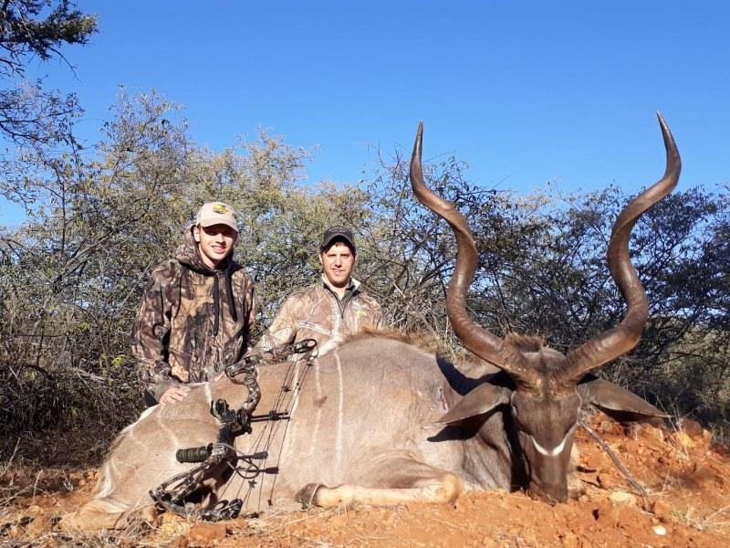 Mark's son, Tanner, another bow hunter, did not disappoint and ended up with two stunning