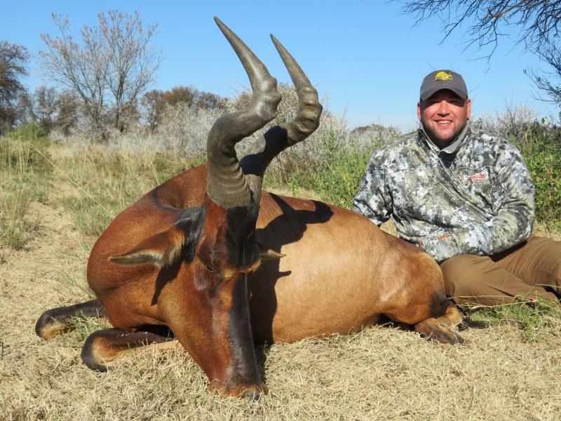 On our stalk for my Kudu we encountered a large buffalo at about 30 yards who