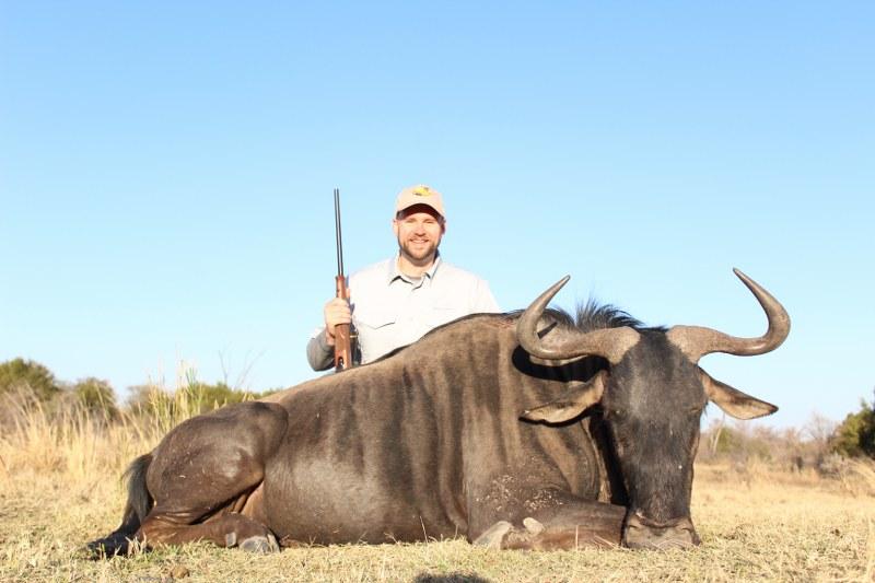 "I took 7 plains game animals - all with my Winchester model 70 30.06. The blue wildebeest was taken at 100 yards - we were actually stalking an impala when we came up on 3 good bulls in an opening.