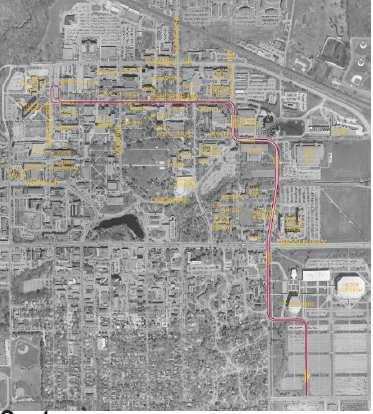 Recommendation - Corridor 1 Iowa State Center to Central Campus Recommendation - Implement Bus Rapid Transit (BRT) Replace Orange Route Frequency 5/10 Minutes Route Combination Mixed- Flow/Dedicated