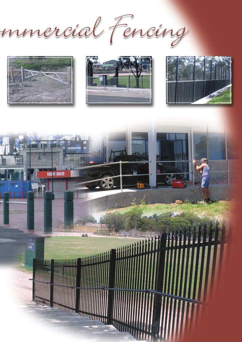 Park access gates. College Views Estate, Bundoora Welded wire mesh fence.