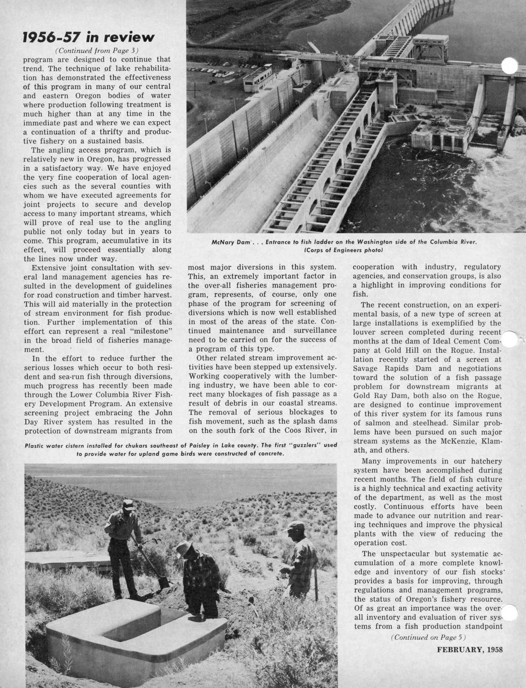 1956-57 in review (Continued from Page 3) program are designed to continue that trend.