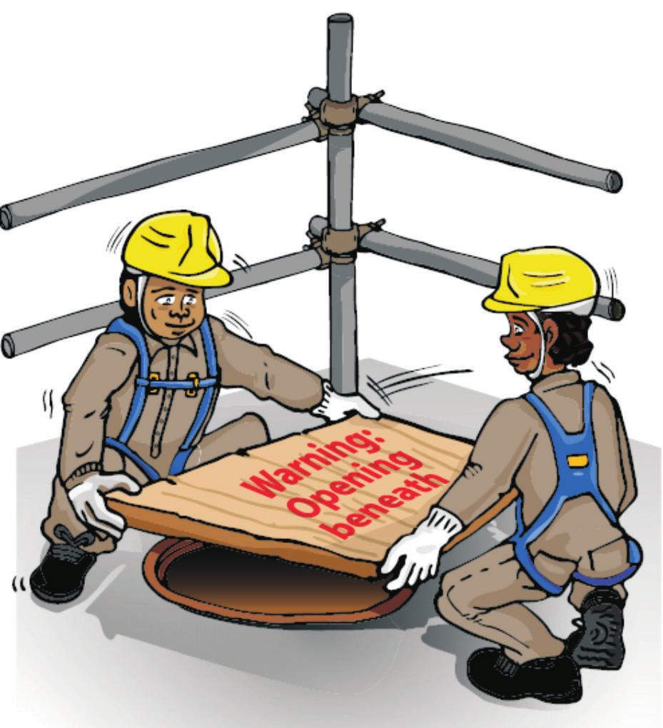 required to carry out their work near unprotected edge such as rigging and erection.
