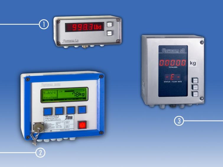 1. FLOWCOM LC The low-cost version processor FLOWCOM LC w o r k s w i t h o u t t e m p e r a t u r e compensation and is a good choice for flowmetering systems when the density of the measured