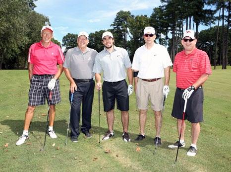 fivesome on the course Special thanks to all of our tournament sponsors: