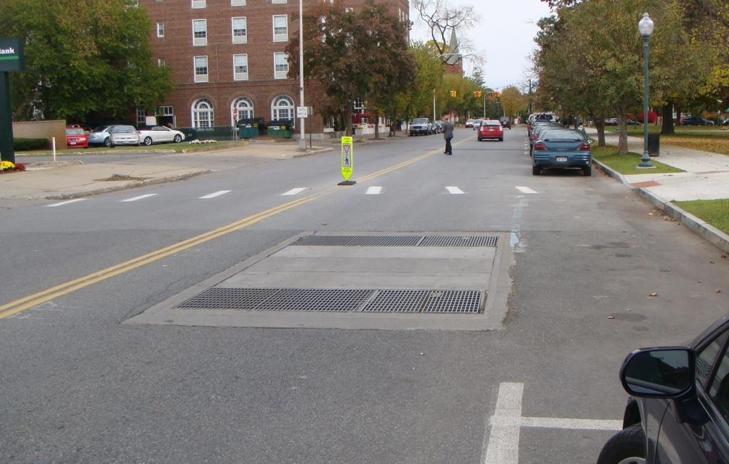 Photo 2. Position of grate in the street. 5.