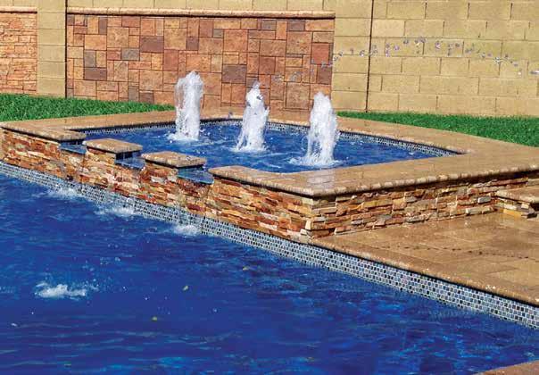 Opal Tanning Ledge Topaz The Tanning Ledge The Leisure Pools Opal Tanning Ledge serves as the ultimate addition to any Leisure Pools swimming pool.