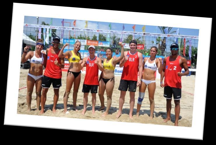 All pools were conducted parallel to other International Beach Volleyball tournament to allow the young athletes the add-on experience.