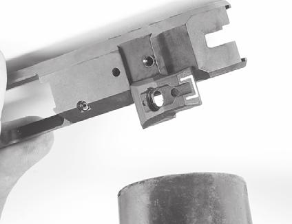 Figure 21). Figure 21 Installing the Rear Sight: Place the rear sight in the dove tail (from either side).