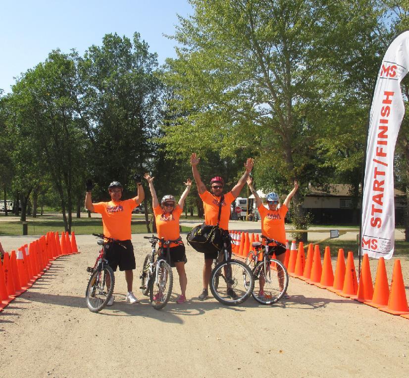 The communities we ride through are supporting our mission to end MS let s thank them by being