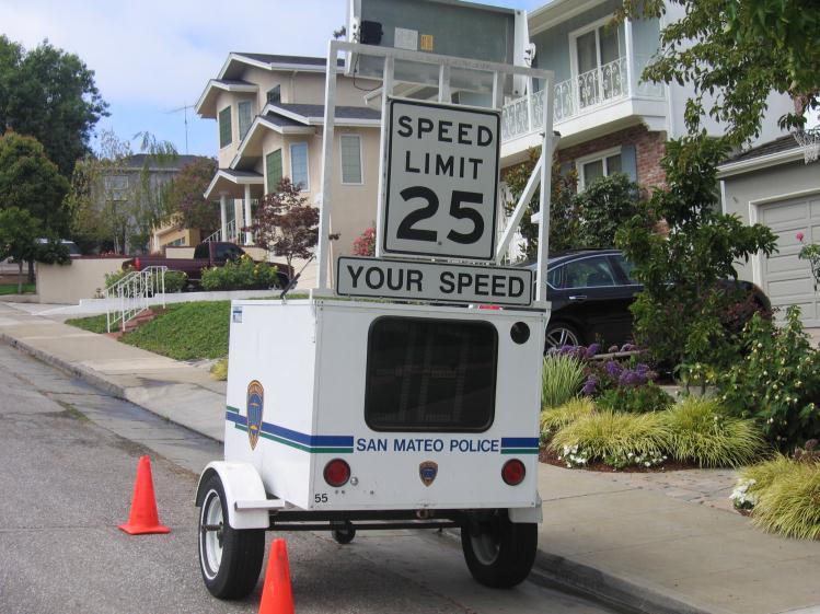 SPEED DISPLAY UNITS Step 1 Description: A radar unit that displays the speed limit and motorists actual speeds. May be movable or permanent. Advantages: driver awareness of their actual speeds.