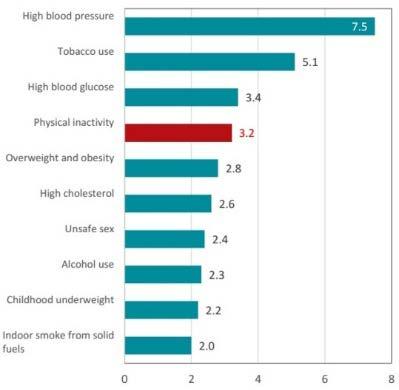 STATUS OF CYCLING Top ten leading risk factors