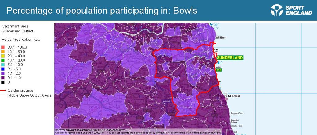 possible to analyse regional participation levels, combining the results of all north east local authorities.