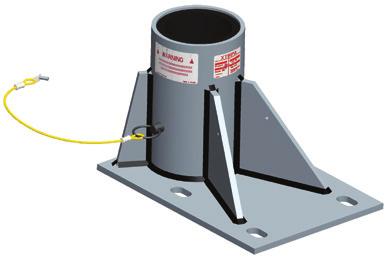 Mast SPXTIN2240 Maximum Capacity with Mast SPXTIN2240 Maximum Capacity at Anchor Point Extension and Guide Tubes Anchorage Hooks Hardware
