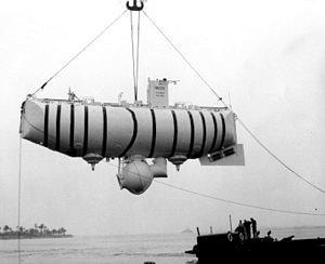 Bathyscaphes Trieste 1960 The one and only time the Challenger Deep (deepest part of the ocean in