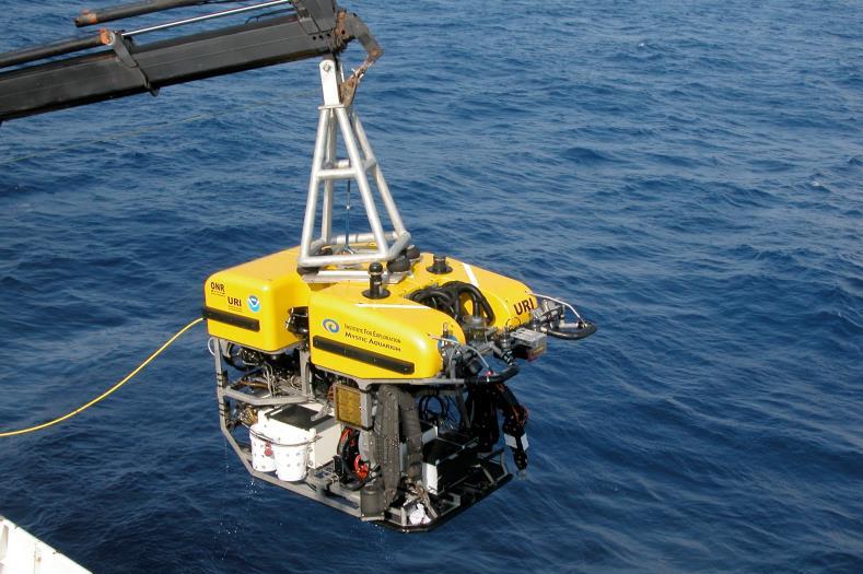 ROV s Remote Operated Vehicle (1970 s) Small, unmanned submarine with propellers and a video