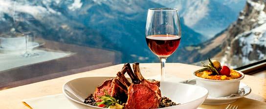 TITLIS RESTAURANTS TITLIS MOUNTAIN STATION Enjoy the food and crystal-clear views of the glacier from the restaurants on TITLIS.