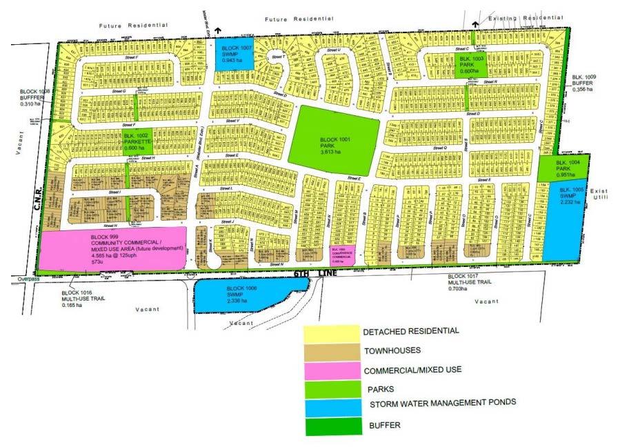 2.4.3.3 SLEEPING LION DEVELOPMENT The Sleeping Lion Development is one of the blocks to be developed within the Alcona South Secondary Plan Area as shown in Exhibit 2-6.