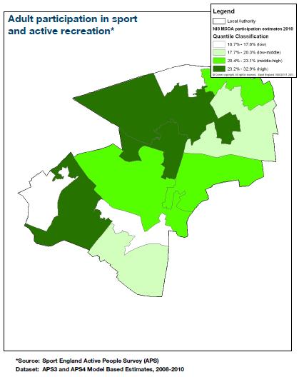 Mapping The following maps show participation rates, obesity rates and