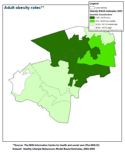 On the participation map (left) the lowest participation areas are in