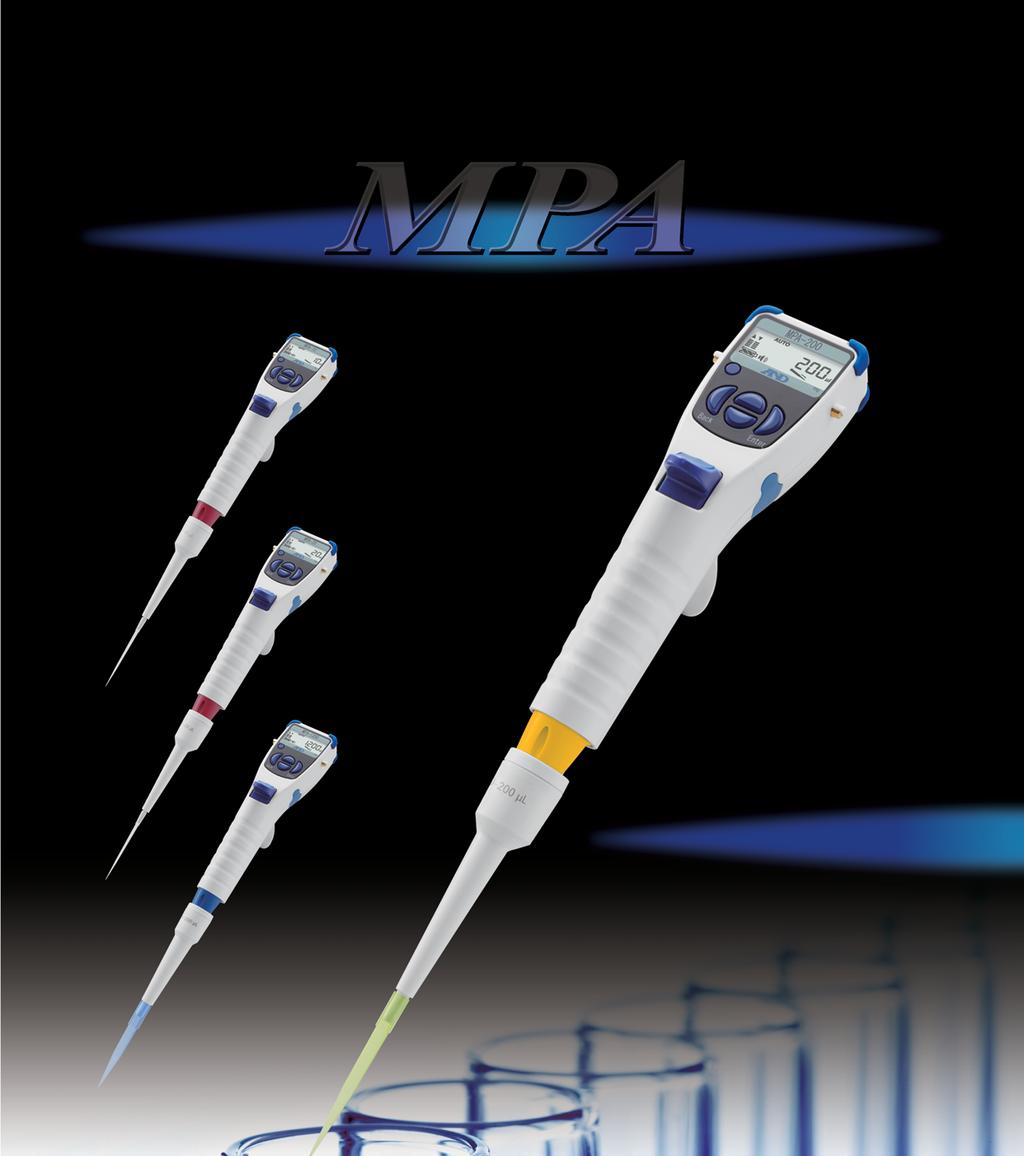 Single Channel Electronic Pipettes MPA Series MPA-10