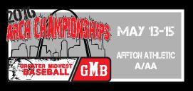 Gate Fees May 13 th 15 th, 2016 GMB Arch Championships Affton Athletic Association 8UM 14U, A/AA