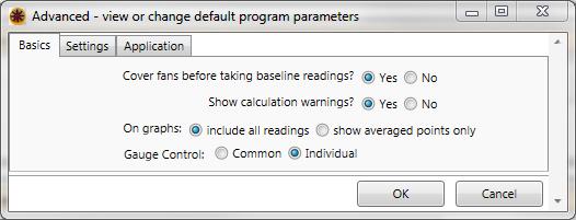 6. Options to set up test parameters and collect test data For multi-fan tests, you can choose to collect data using FanTestic software or not, however it is highly recommended to do so (see section
