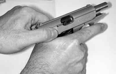 INSPECTING YOUR HANDGUN When you inspect your pistol, you should first check for yourself to ensure that it is unloaded.