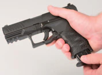 3. PRODUCT DESCRIPTION 3.2.2. Magazine Release The magazine release is positioned on both sides of the trigger guard.
