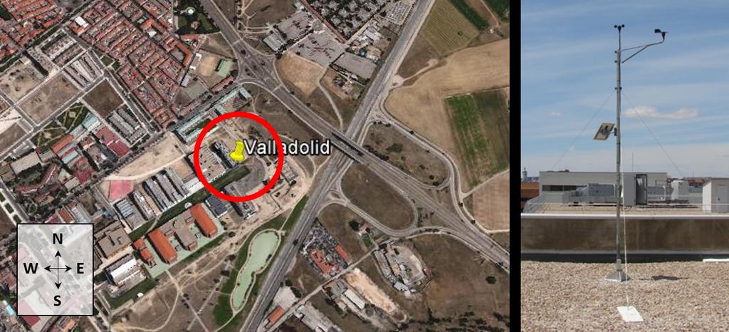 2.6. Valladolid The data measured in the Valladolid site is presented as follows. Table 7 lists the measurement location, the coordinate system and the measurement period of Valladolid site.