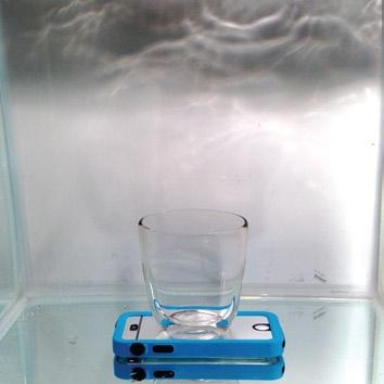 Submerge empty closed case underwater.