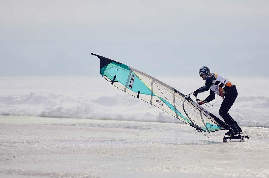 Venemaal Togliattis peetud talisurfi MMil sai Boris 3. koha Foto: Snowkite Russia varustusega sama suur roll on oskustel, mida talvel isukalt lihviti.