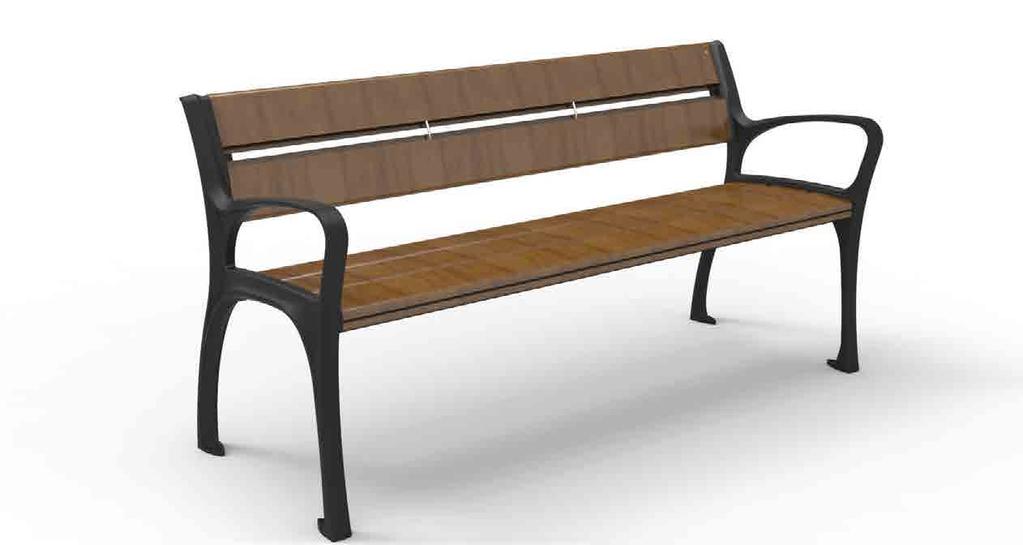 receptacles Updated benches Pedestrian Improvements