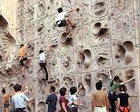 technical term for rock climbing