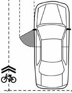 Sign the road as a Bike Route, but do not include any designated Bike Lane signage or pavement markings. Figure 2.7. Combined Bike/Parking Lanes.