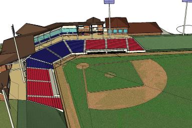 The stadium could eventually seat up to 2,500 spectators and will enhance a developing athletics corridor at the University.