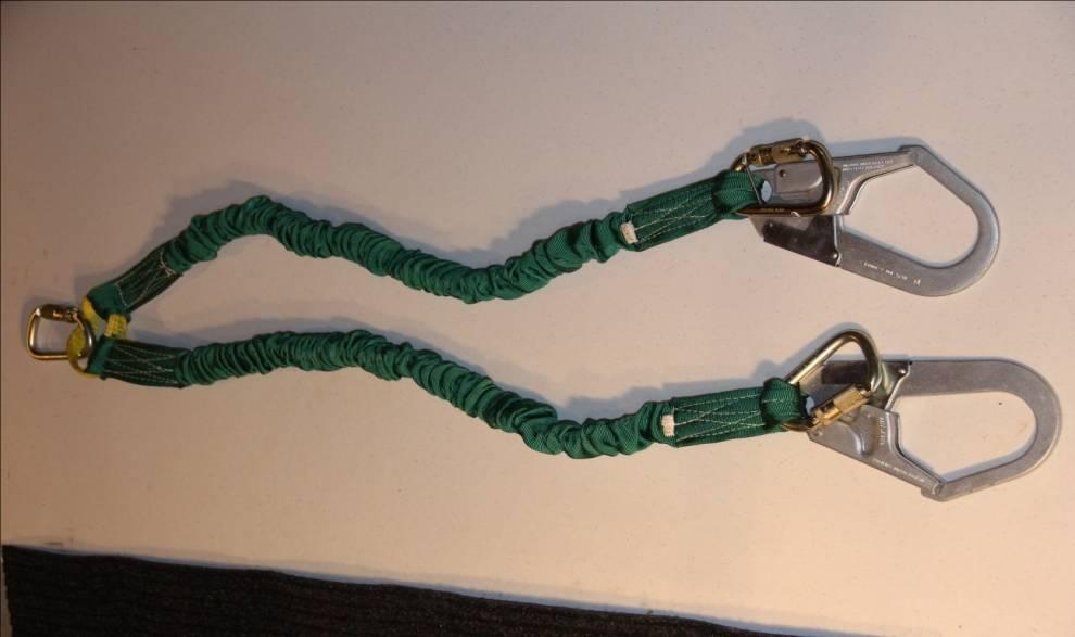 Energy Absorbing Lanyards There are many types of energy absorbing lanyards.