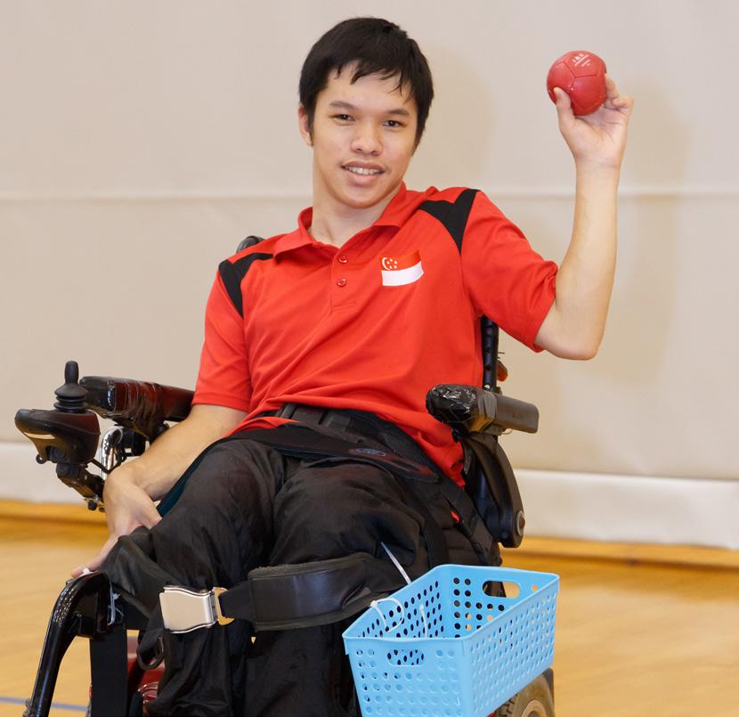 Neo Kah Whye DOB: 23/6/1996 HEIGHT: 145 cm WEIGHT: 45 kg Playing boccia makes me feel free and happy and I am glad to be able to compete alongside the best athletes from other countries.