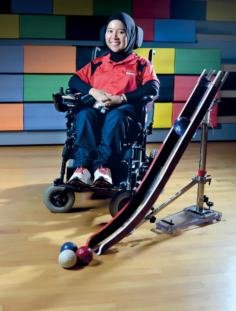 Nurulasyiqah Bte Mohd Taha DOB: 28/12/1984 HEIGHT: 150 cm WEIGHT: 50 kg Boccia is a unique sport. No two games are ever the same so I will never get bored.